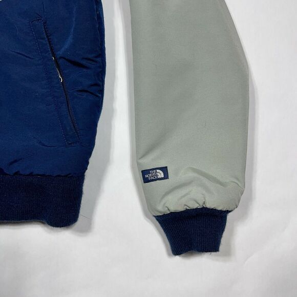 North‎ Face Jacket Women Size Medium Made in the USA Gray Blue Full Zip - Picture 2 of 12